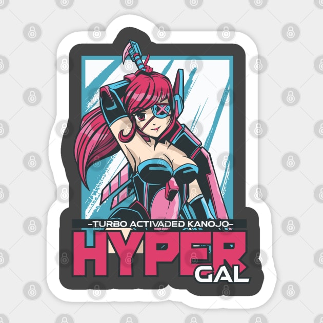 Hyper Speed Anime Girl Sticker by MimicGaming